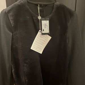 NEW WITH TAGS! Never worn! Armani Exchange fur jacket/vest